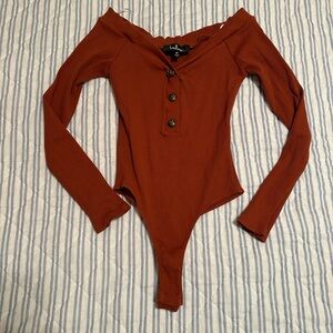 Lulus Long Sleeve Bodysuit